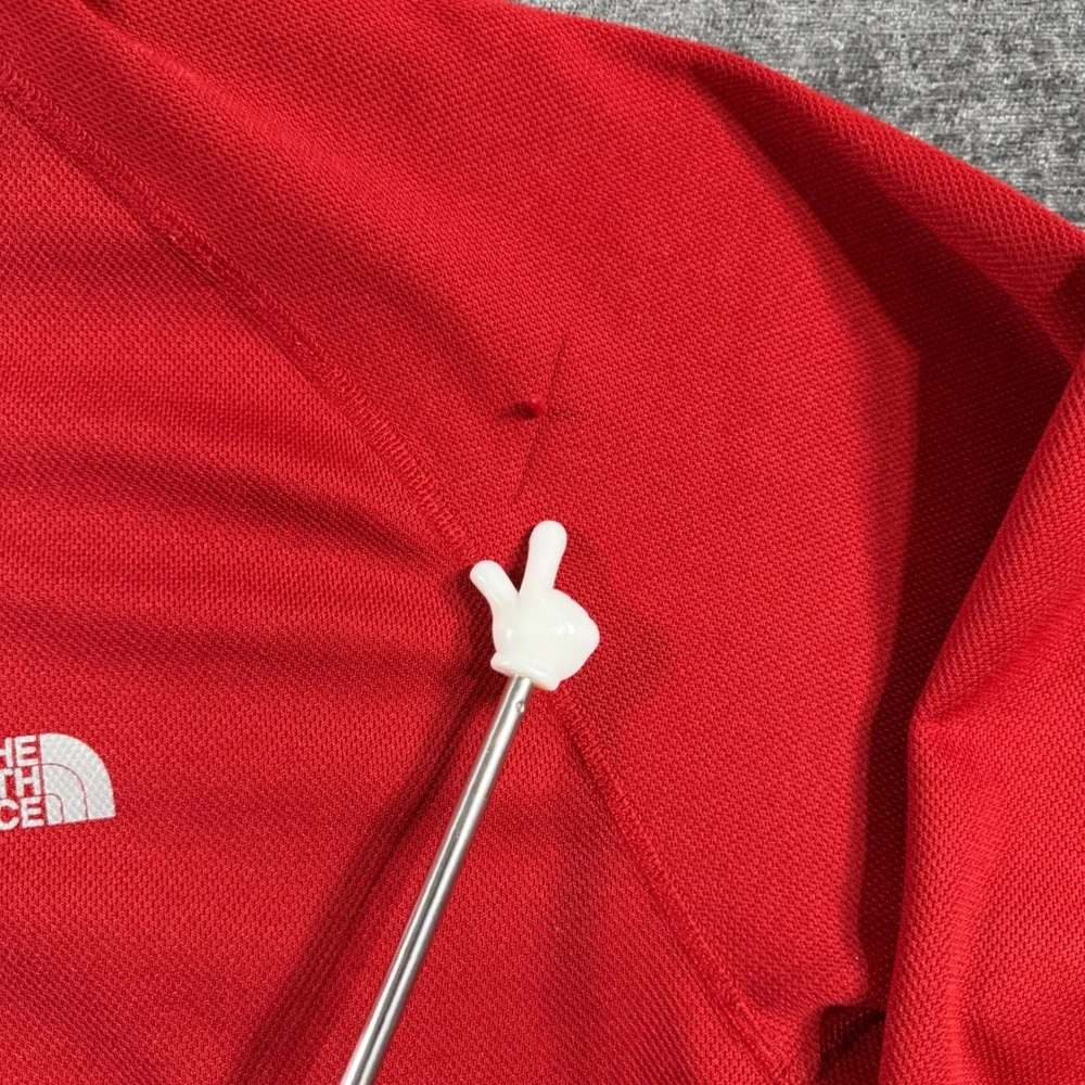 The North Face Flight Series Mens Red Quarter Zip Pullover Performance Top Large